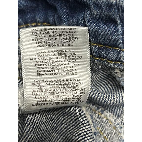 Cabi Skirt Womens 8 Blue Denim Mini A Line Utility Pockets Zipper Casual Retro - Picture 7 of 9